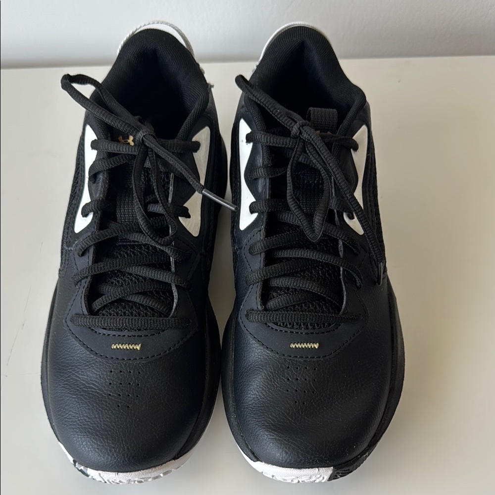 Under Armour Kids Black and White Sneakers - Picture 2 of 6